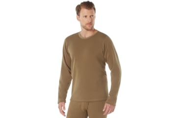 Image of Rothco Gen III Level II Underwear Crew Top - Mens, Coyote Brown, Small, 69140-AR670-1CoyoteBrown-S