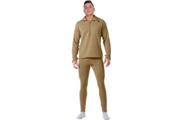 Image of Rothco Gen III Level II Underwear Top 283, AR 670-1 Coyote Brown, Extra Small, 69040-AR670-1CoyoteBrown-XS