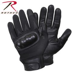 Image of Rothco Hard Knuckle Cut and Fire Resistant Gloves, Black, Small, 2805-Black-S