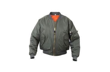 Image of Rothco Kids MA-1 Flight Jackets, Sage Green, Small, 7310-SageGreen-S