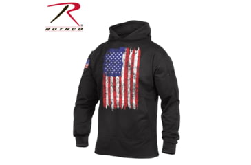 Image of Rothco U.S. Flag Concealed Carry Hoodie - Men's, Red/White/Blue, 4XL, 41690-RedWhiteBlue-4XL