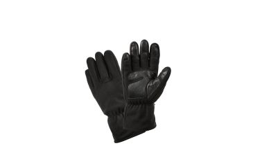 Image of Rothco Micro Fleece All Weather Gloves, Black, Small, 3470-Black-S