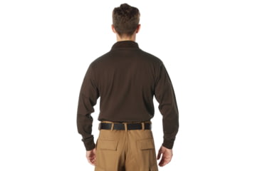 Image of Rothco Mock Turtleneck - Men's, Dark Brown, 2XL, 34066-DarkBrown-2XL
