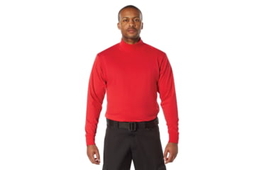 Image of Rothco Mock Turtleneck - Mens, Red, 2XL, 34061-Red-2XL
