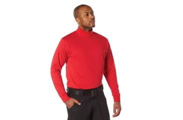 Image of Rothco Mock Turtleneck - Men's, Red, 2XL, 34061-Red-2XL