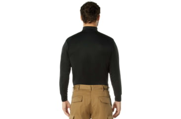 Image of Rothco Moisture Wicking Mock Turtleneck - Mens, Black, Small, 3150-S
