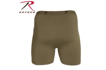 Image of Rothco Moisture Wicking Performance Boxer Shorts - Mens, Antimicrobial, Anti-Odor, AR 670-1 Coyote Brown, Medium 3826-M