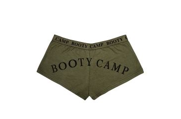 Image of Rothco Olive Drab Booty Camp Booty Shorts &amp; Tank Top, Small, 3276-Bottom-S