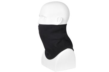 Image of Rothco Polar Fleece Contoured Elastic Neck Gaiter, Black, 5579-Black