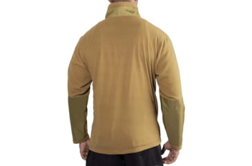 Image of Rothco Quarter Zip Fleece Pullover - Mens, Coyote Brown, Small, 97345-CoyoteBrown-S