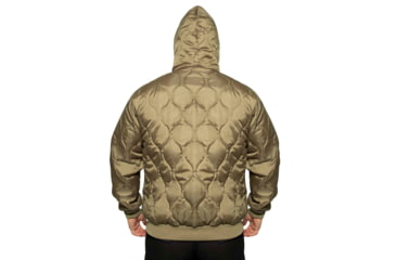 Image of Rothco Quilted Woobie Hooded Sweatshirt - Mens, Coyote Brown, Small, 10494-CoyoteBrown-S