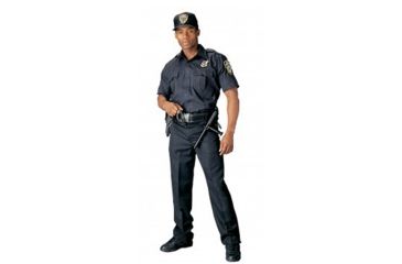 Image of Rothco Short Sleeve Uniform Shirt, Midnight Navy Blue, XL, 30020-MidnightNavyBlue-XL