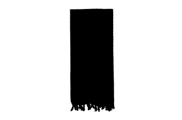 Image of Rothco Solid Color Shemagh Tactical Desert Scarf, Black, 8637-Black