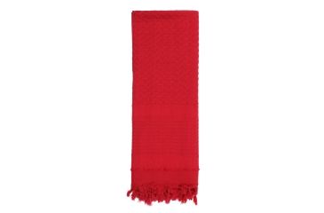 Image of Rothco Solid Color Shemagh Tactical Desert Scarf, Red, 8637-Red
