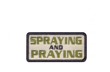 Image of Rothco Spraying and Praying Morale Patch, 72193