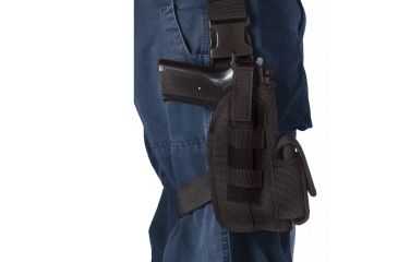 Image of Rothco Tactical Leg Holster, Black, 4, 10550-Black-4Inches