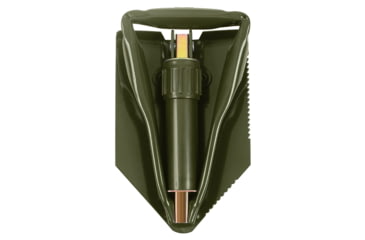 Image of Rothco Tri-Fold Shovel w/ Cover, Green, 829