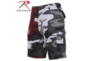 Image of Rothco Two-Tone Camo BDU Short, Extra Small, Red Camo/City Camo, 1825-RedCamoCityCamo-XS