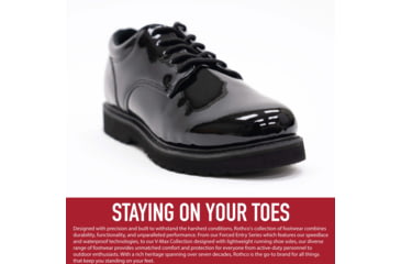 Image of Rothco Uniform Oxford Work Sole, 9.5, Regular, 5250-9.5