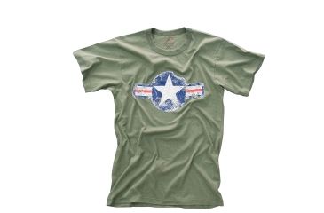 Image of Rothco Vintage Army Air Corps T-Shirt, Olive Drab, Small, 66300-OliveDrab-S