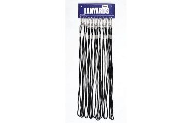 Image of Rothco Whistle Lanyards, Black, 10399-Black