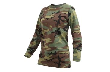Image of Rothco Womens Long Sleeve Camo T-Shirt, XL, 3678-XL