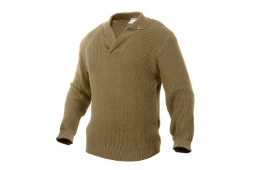 Image of Rothco WWII Vintage Mechanics Sweater, Khaki, Small, 5349-Khaki-S