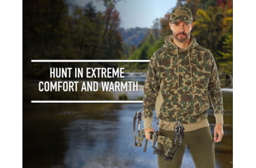 Image of Rothco X Bear Archery Fred Bear Camo Every Day Hoodie - Men's, Fred Bear Camo, Extra Large, 19070-XL