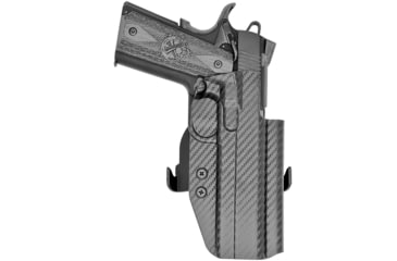 Image of Rounded 1911 4.25In W/Rail Paddle Holster, CEX-1911425RAIL-CF-RH-OWBPDL