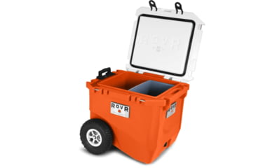 Image of RovR Products RollR 45 Cooler w/ Wagon Bin, Desert, 852490007744