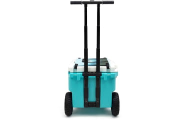 Image of RovR Products RollR 45 Cooler w/ Wagon Bin, Glacier, 45 Quart, 45GROLLRWB