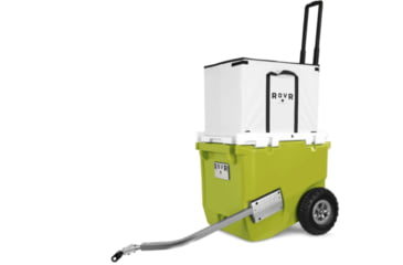Image of RovR Products RollR 45 Cooler w/ Wagon Bin, Moss, 852490007935