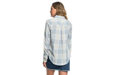 Image of Roxy Capital Dream Long Sleeve Shirt - Womens, Blue Mirage Fields, Large, ERJWT03221-BMK1-L