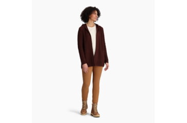 Image of Royal Robbins Baylands Cardigan - Womens, Dark Mahogany, Large, Y617023160L