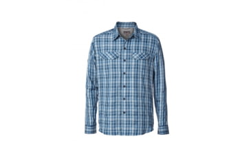 Image of Royal Robbins Bug Barrier Ultra Light Mens Long Sleeve Shirt, Bluestone, S, 42386-BLUE STONE-S