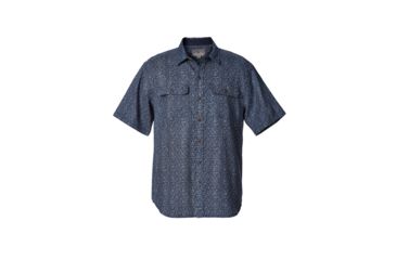 Image of Royal Robbins Cool Mesh Men's Short Sleeve Shirt, Eclipse Print, L 71914-ECLIPSE PT-L