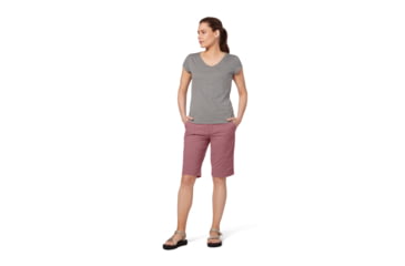 Image of Royal Robbins Discovery III Womens Bermuda Short, Deco Rose, 10, Y33121-Deco Rose-10
