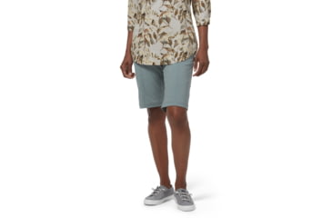 Image of Royal Robbins Discovery III Womens Bermuda Short, Light Slate, 2, Y33121-Light Slate-2
