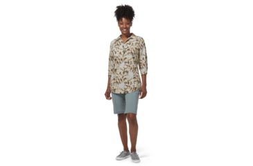 Image of Royal Robbins Discovery III Womens Bermuda Short, Light Slate, 2, Y33121-Light Slate-2