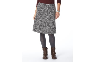 Image of Royal Robbins Ponte Patterned Skirt - Women's -Charcoal-Small