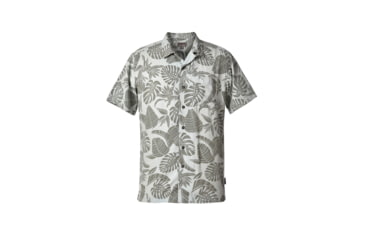 Image of Royal Robbins Throwback Palm Short Sleeve, Sky Grey Print, XL 71190-SKY GREY PT-XL