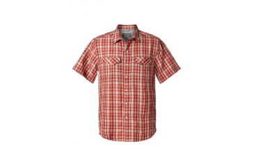 Image of Royal Robbins Ultra Light Mens Short Sleeve Shirt, Sumac, L, 71189-SUMAC-L