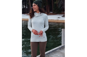 Image of Royal Robbins Westlands Funnel Neck - Womens, Rustic Htr, Large, Y617018226L