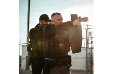 Image of RTS Tactical Level III+ Rifle Special Threats Mini Shield, Black, Large - 16 X 30, RTS-57630-11