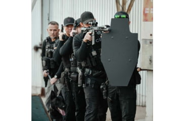 Image of RTS Tactical Level III+ Rifle Special Threats Mini Shield, Black, Large - 16 X 30, RTS-57630-11