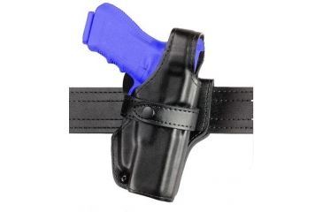 Image of Safariland 070 Duty Holster, SSIII Mid-Ride, Level III Retention - Plain Black, Right Hand 070-540-161