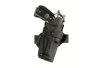 Image of Safariland 0701 Belt Slide w/Trigger Guard Strap, Sig Sauer P239 9mm, STX Black Basket Weave, Right Hand, 0701-75-481