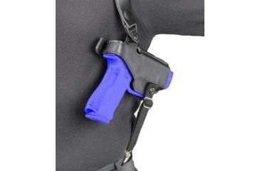 Image of Safariland 1060 Shoulder Holster System - Plain Black, Right Hand 1060-83-1-21