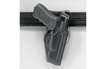 Image of Safariland 2005 "Top Gun" Low-Ride, Level I Retention Holster - Basket Black, Right Hand 2005-21-181