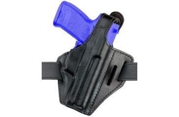 Image of Safariland 328 Belt Holster, Pancake Style - Plain Black, Left Hand 328-273-62